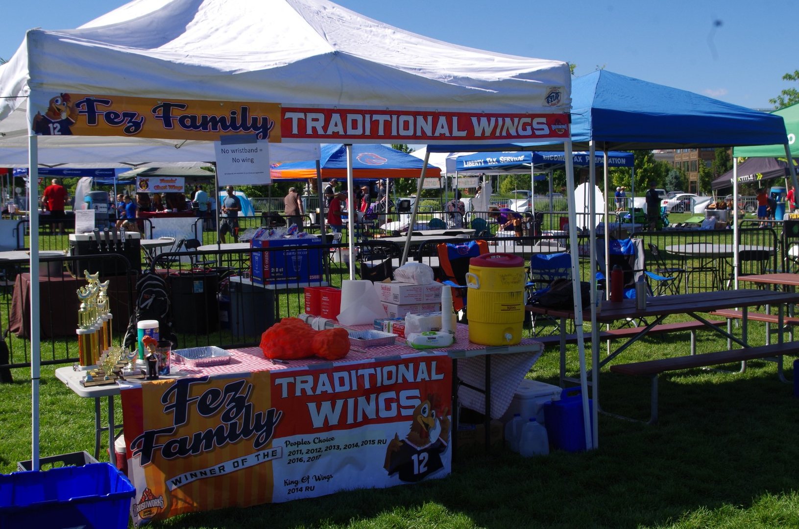 Wing-Off competition set up